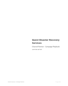Disaster Recovery Services Cover Disaster Recovery Services Cover