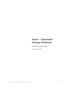 Immutable Storage Cover Immutable Storage Cover
