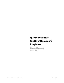 Technical Staffing Cover Technical Staffing Cover